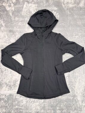 RBX Black Hooded Zip Up Jacket